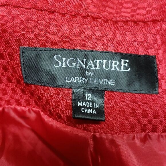 Red Jacket Vintage by Larry Levine sz 12 - Picture 9 of 11